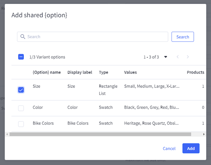 Complex Variants & Modifiers | BigCommerce Products