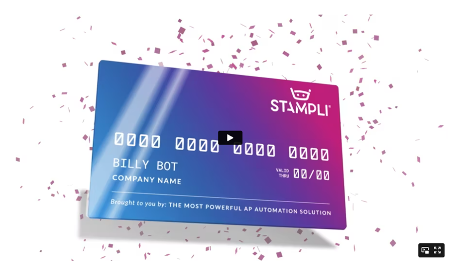 stampli credit card