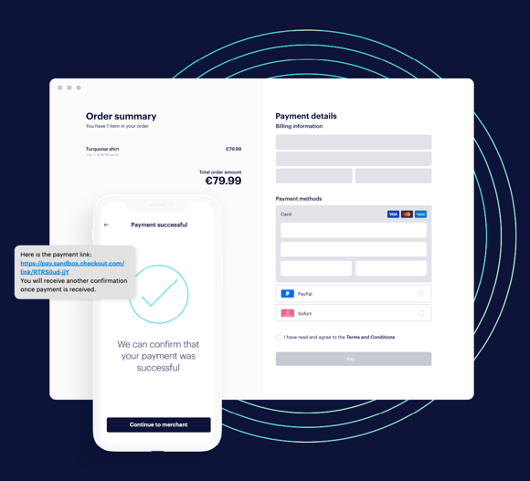 netsuite checkout.com integration payment links