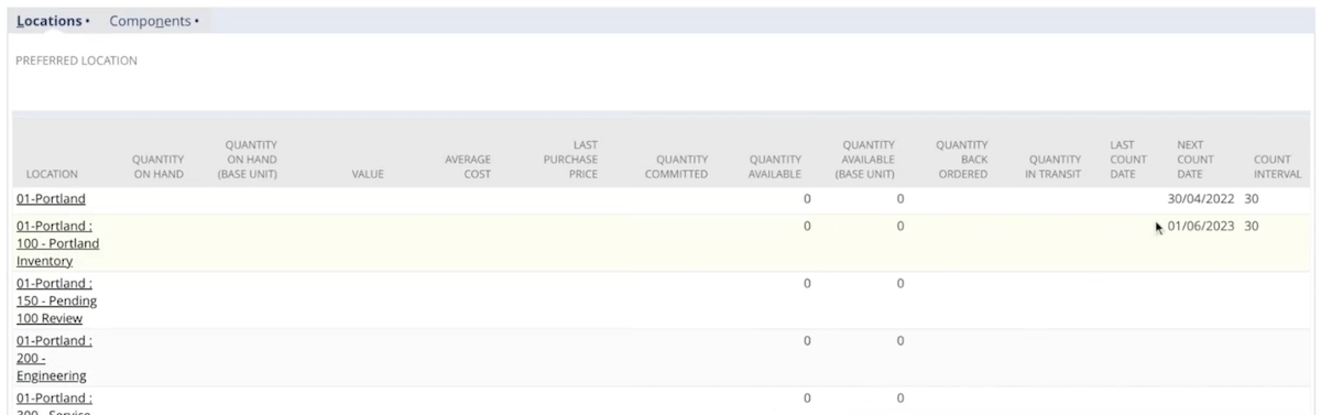 physical inventory count reminders