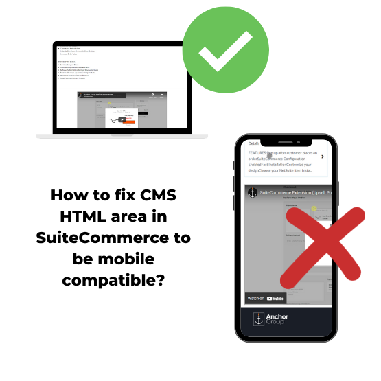 NetSuite CMS mobile media tag