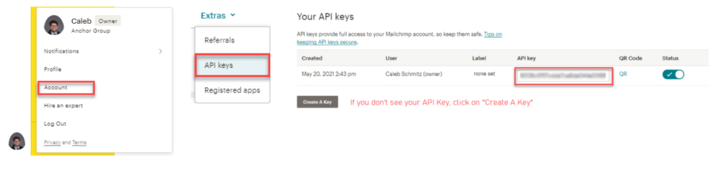 Mailchimp API Key