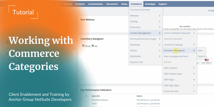 Working with Commerce Categories | SuiteCommerce
