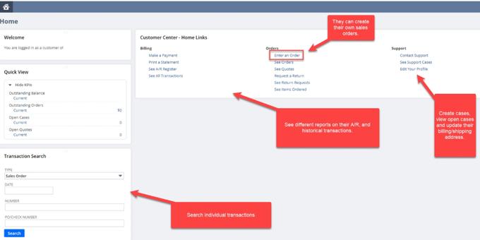 Enabling the Customer Access Feature in NetSuite