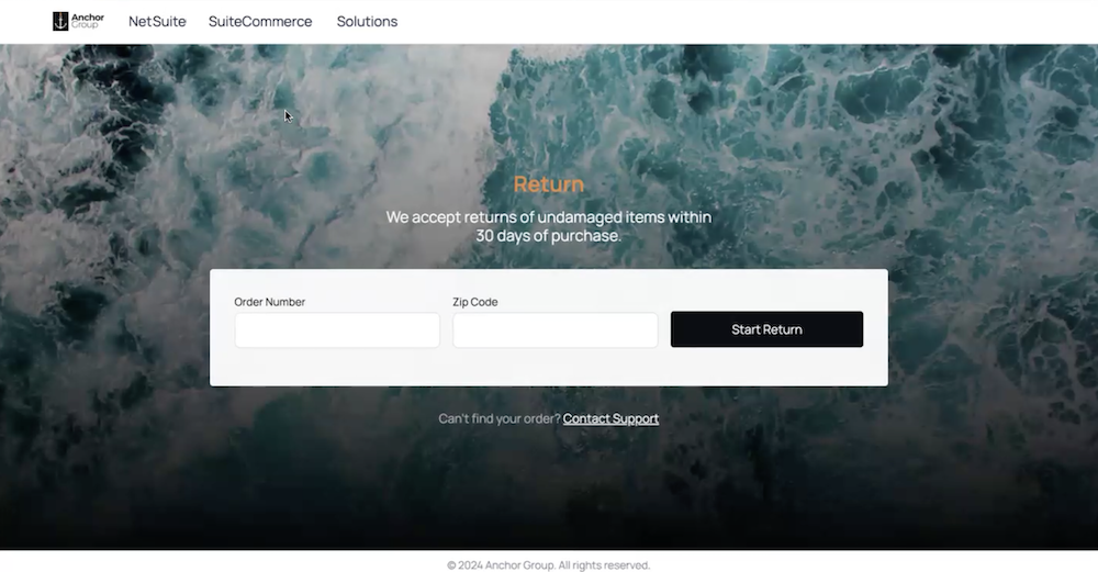 Intro to the NetSuite Returns Customer Portal