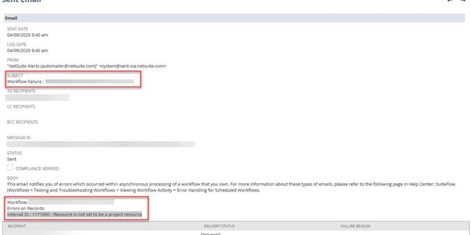 Resolved Error: 