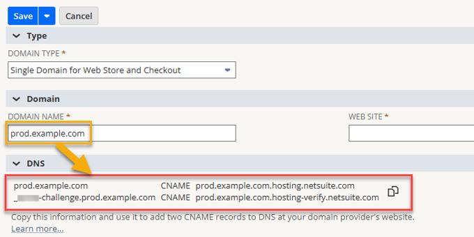 Subdomain Setup Instructions | NetSuite SuiteCommerce