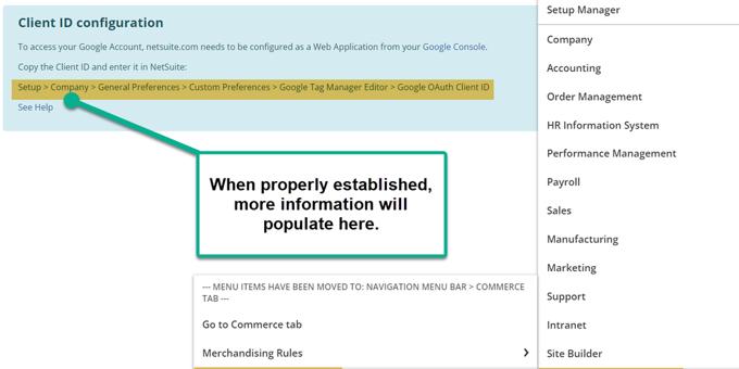 Google Tag Manager Set Up, Configuration | NetSuite SuiteCommerce