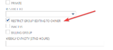 Restrict Group Editing to Owner