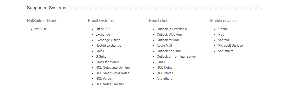 Supported Systems for Riva