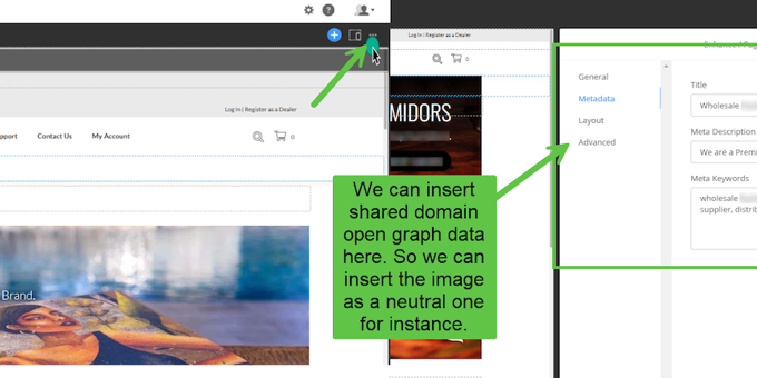 Shared Open Graph on SuiteCommerce