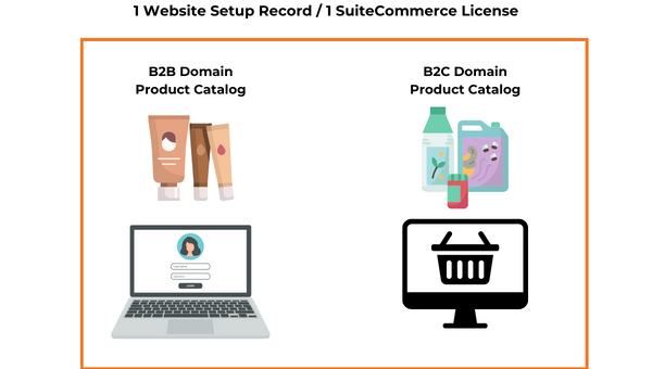 B2B and B2C Domains on One SuiteCommerce Website Setup Record