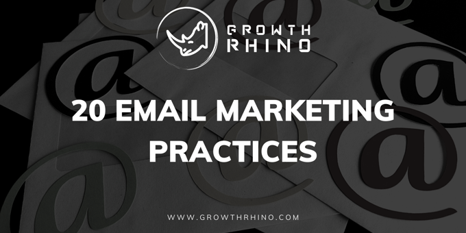 20 EMAIL MARKETING PRACTICES