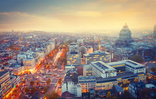 brussels city skyview