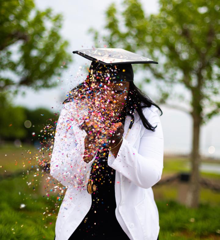 girl graduating