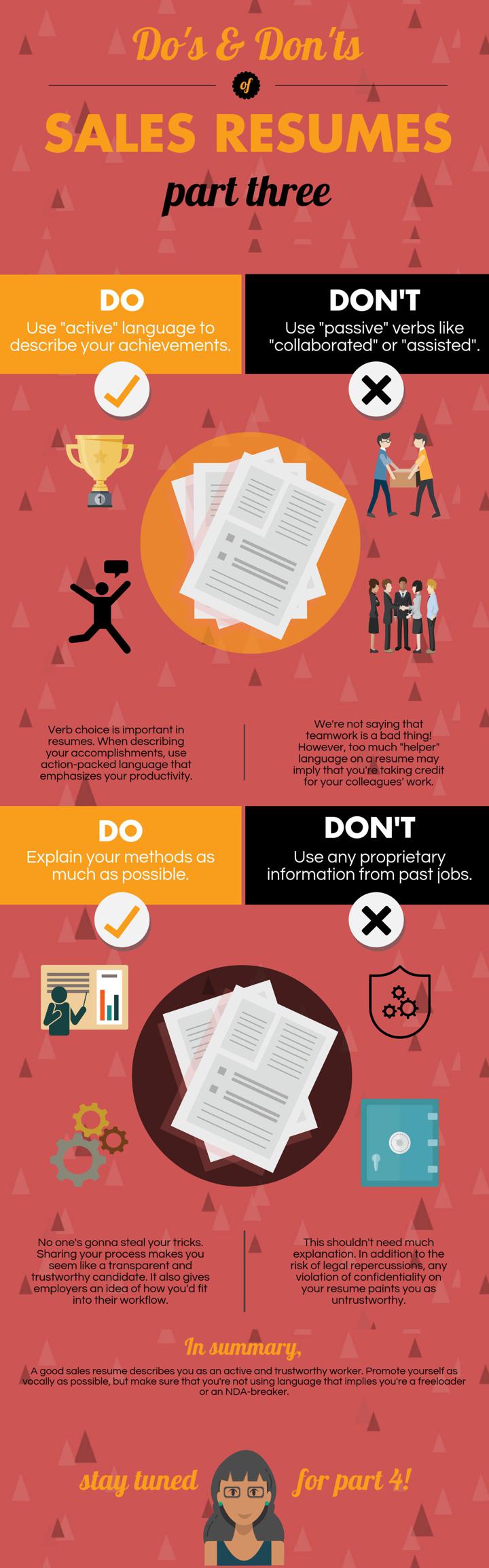 sales-resume-infographic