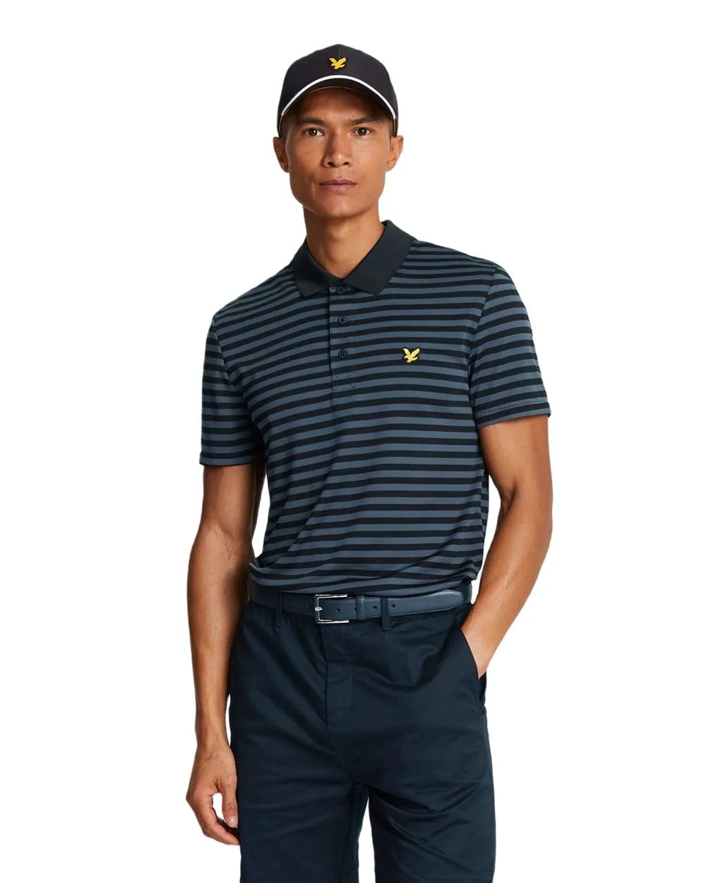 Shop Lyle & Scott golf polo shirts with Hole19.