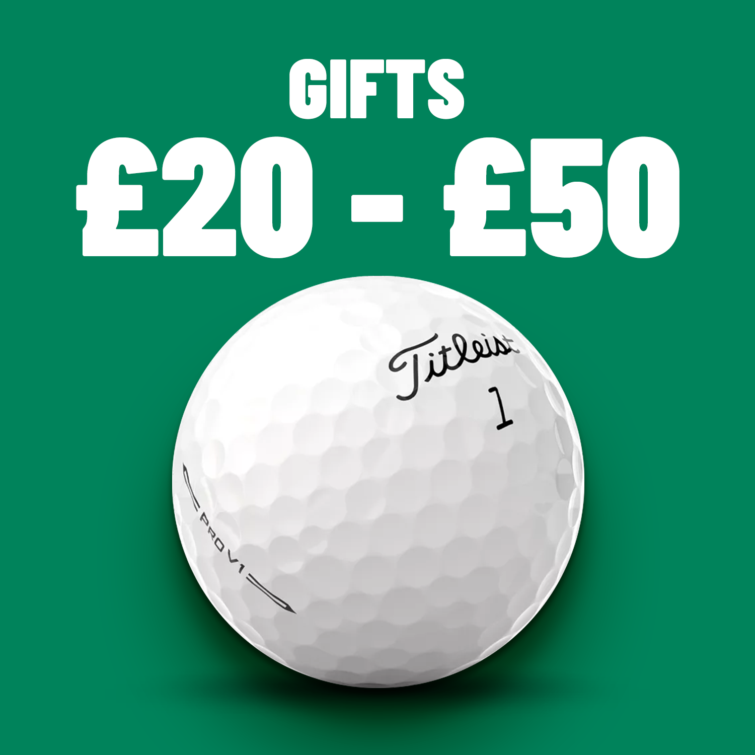 Shop Golf Gifts from £20 to £50 from Top Brands with Hole19