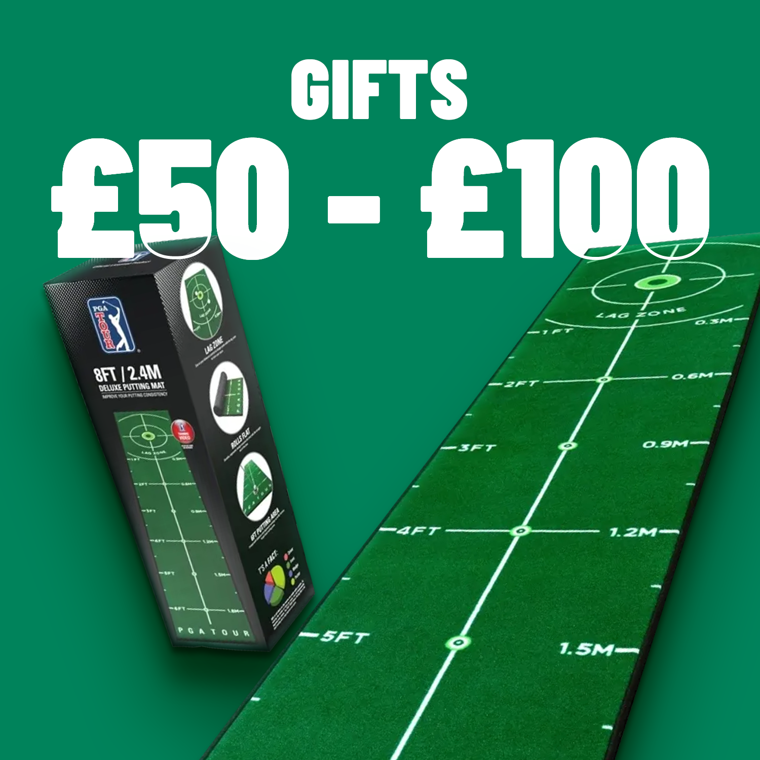 Shop Golf Gifts from £50 to £100 with Hole19