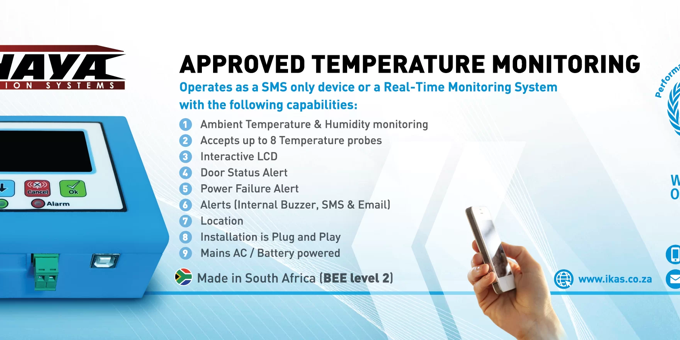 The importance of automatic temperature monitoring in the distribution of pharmaceuticals. 