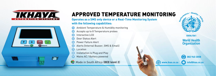 The importance of automatic temperature monitoring in the distribution of pharmaceuticals.