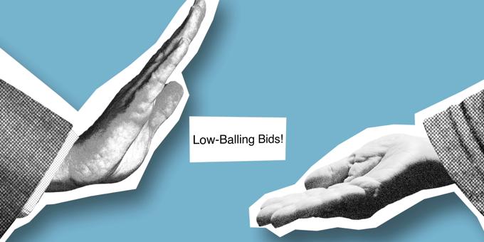 How to compete against low-balling bids