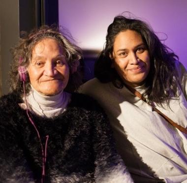 Caregiver with her grandmother