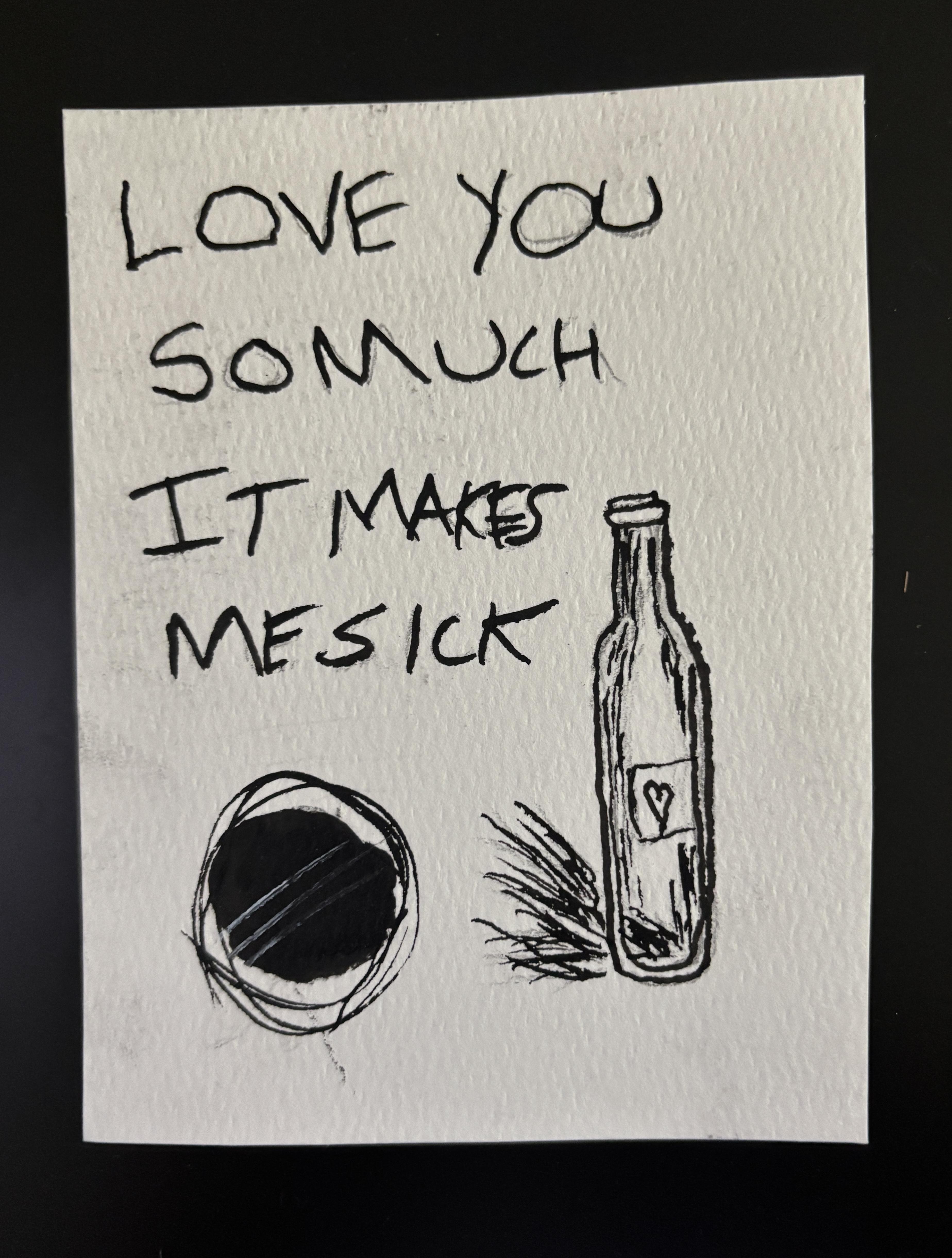 Dark & Sad Love Poem: BOTTLES by Michael de la Guerra
