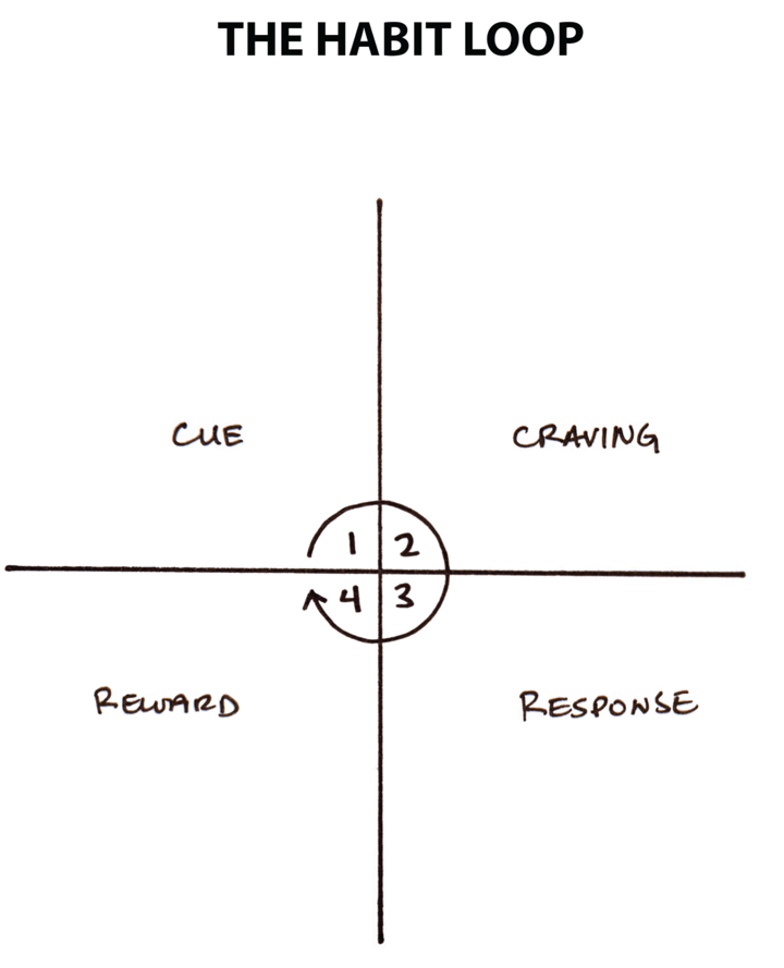 the habit loop graphic