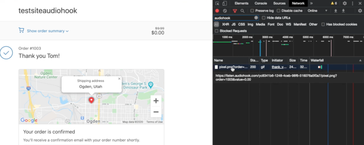 verifying conversion pixel