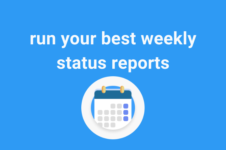 Weekly Status Report Template | ScrumGenius