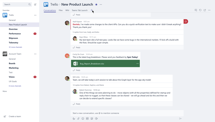 The Trello Connector for Microsoft Teams