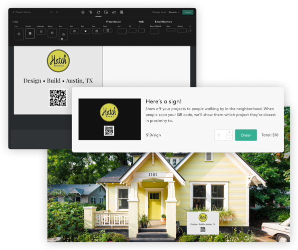 Create a location-based QR code