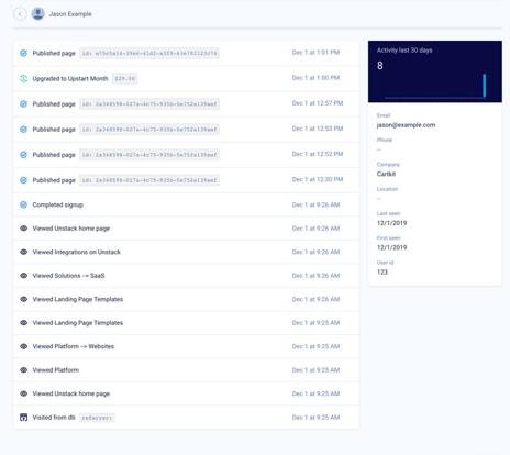 Unstack Contacts CRM